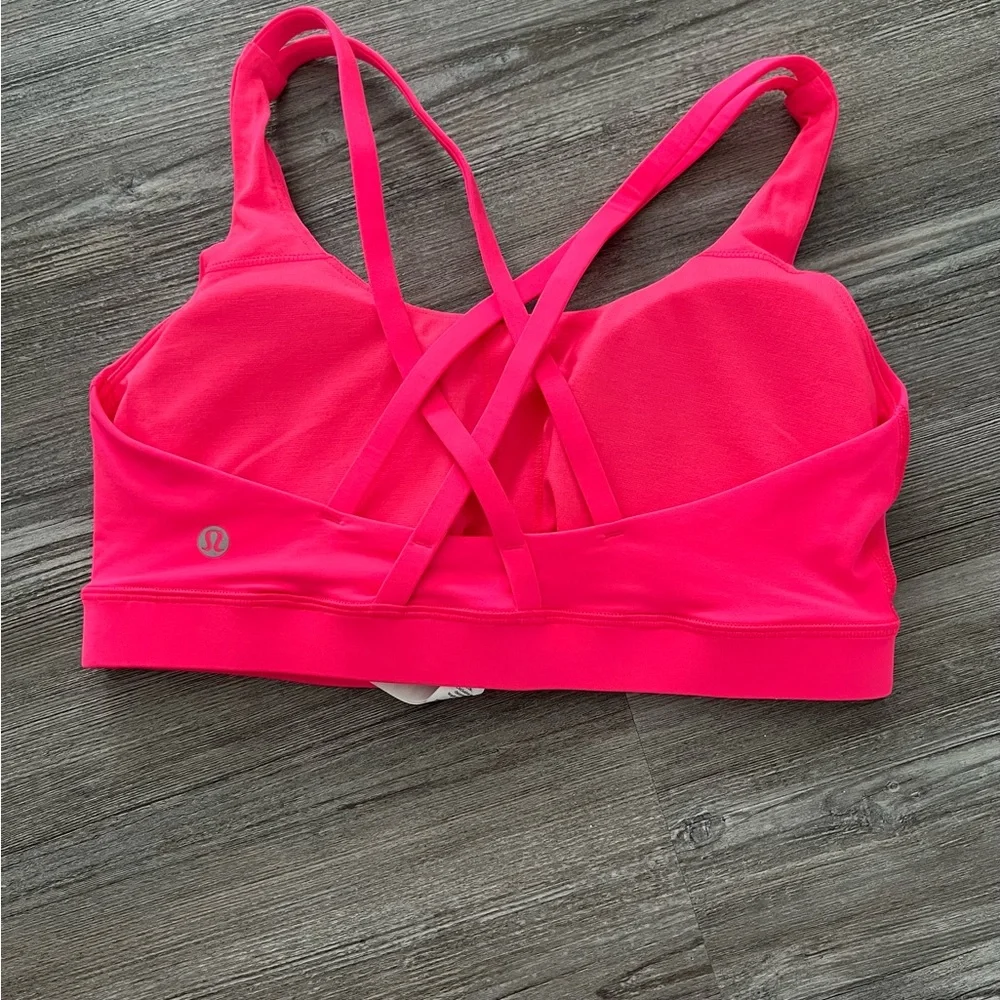 Lululemon Pink Energy Bra - Picture 2 of 3